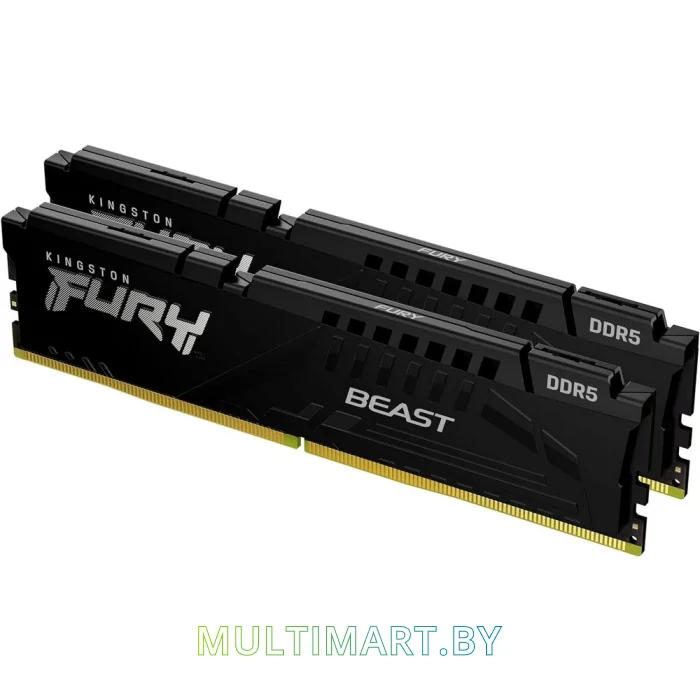Оперативная память Kingston FURY Beast 2x32GB DDR5 PC5-48000 (KF560C30BBK2-64)